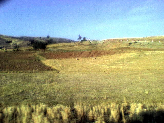 Vista panorámica del pueblo de Acolla en la provincia de Jauja, Junín.
