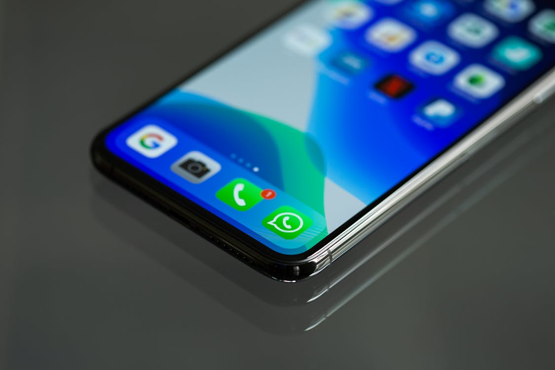 Smartphone en primer plano
