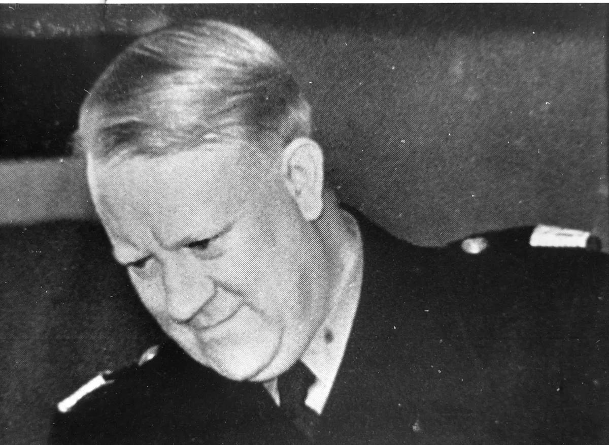 Retrato de Vidkun Quisling, líder nazi noruego y traidor