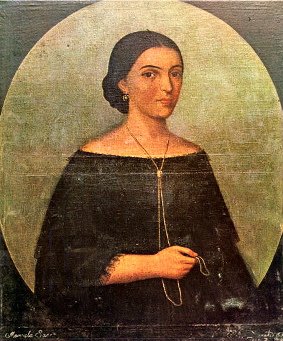 Retrato de Manuela Sáenz, la Libertadora del Libertador, circa 1825.